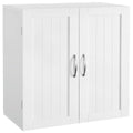 Wall Mounted White Bathroom Storage Cabinet with Doors L799