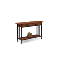 Rustic Two Drawer Sofa Table with Shelf I36398