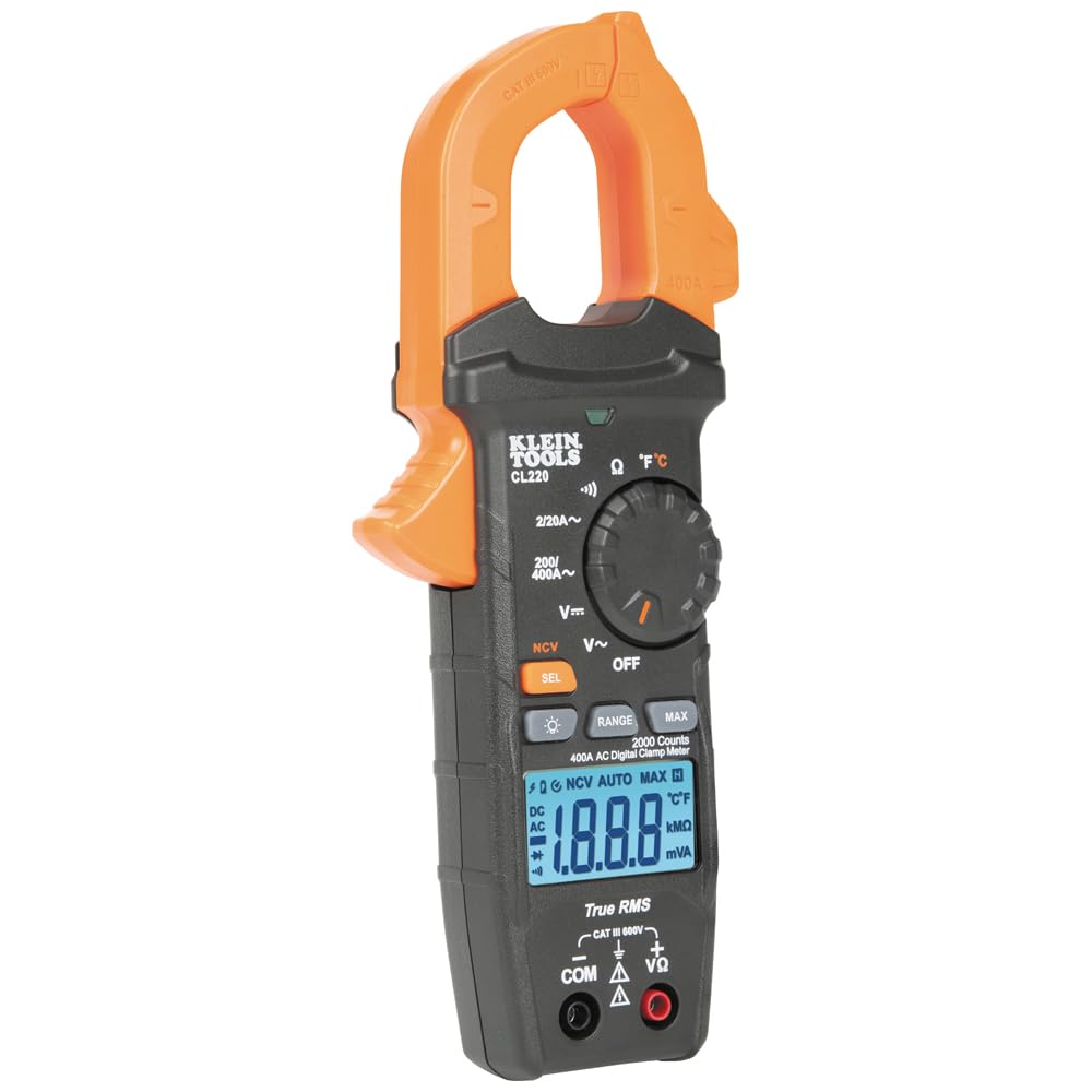 Digital Clamp Meter, Auto-Ranging 400 Amp AC Z78836