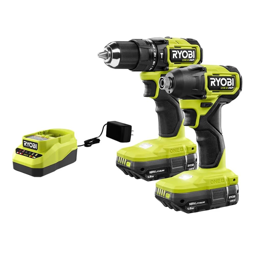 18V Brushless Drill Impact Driver Combo Kit D6614