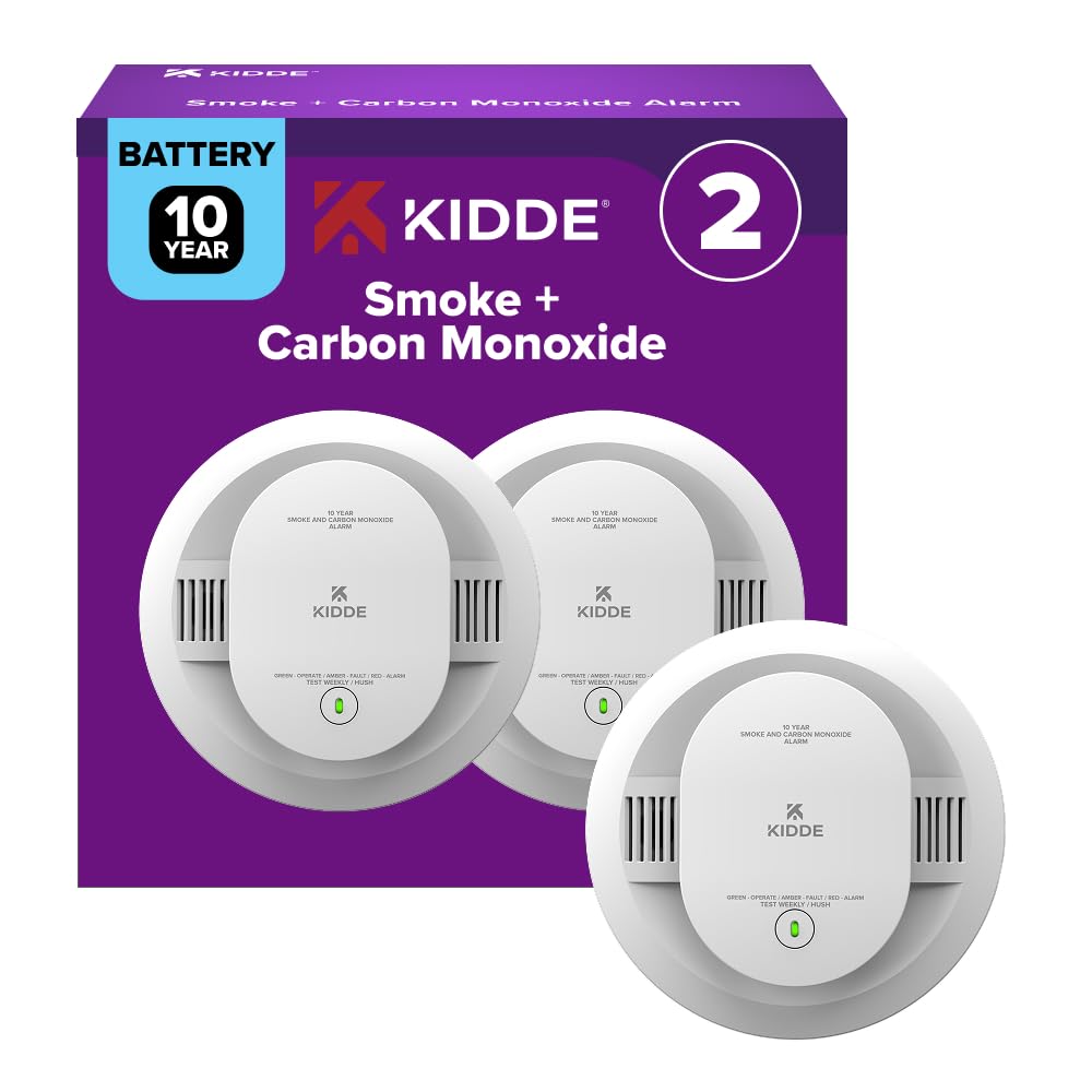 Smoke & Carbon Monoxide Detector 10-Year Battery 2 Pack X24845