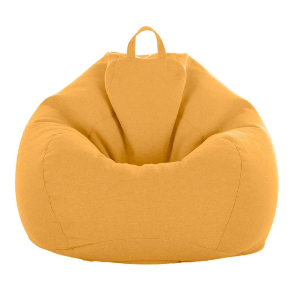 Yellow Bean Bag Chair Cover 70x80cm E364579