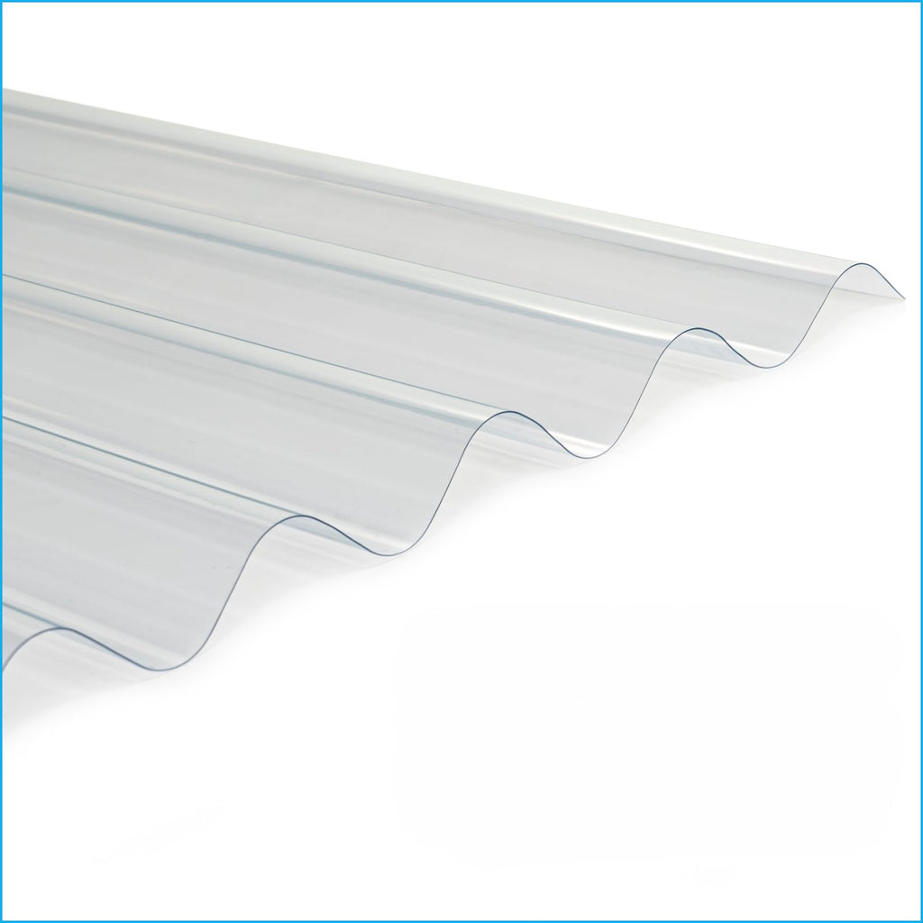 Clear Polycarbonate Roofing Panels 20-Pack 21 in. W x 72 in. L U64681
