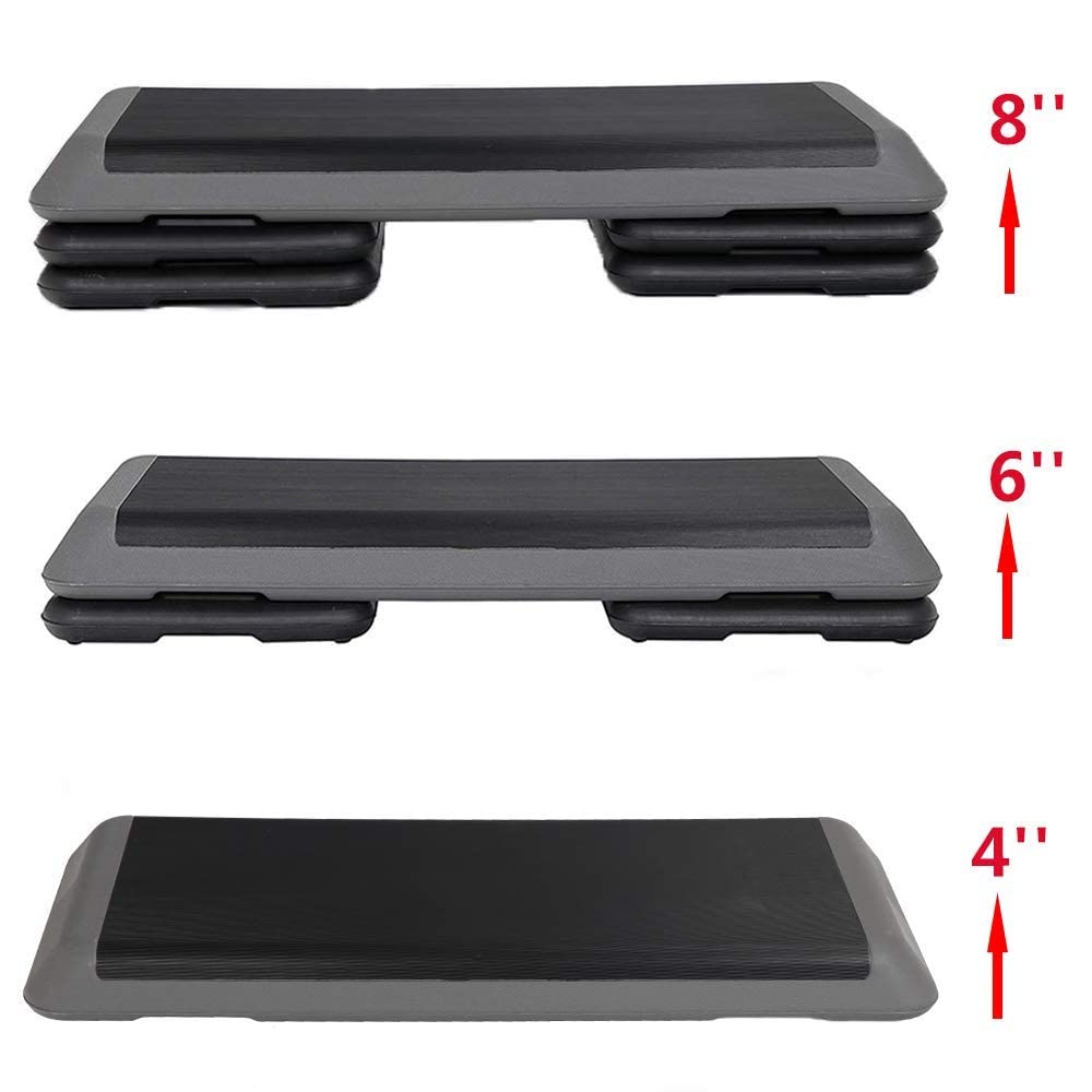 43-inch Adjustable Aerobic Stepper with 4 Risers V7657
