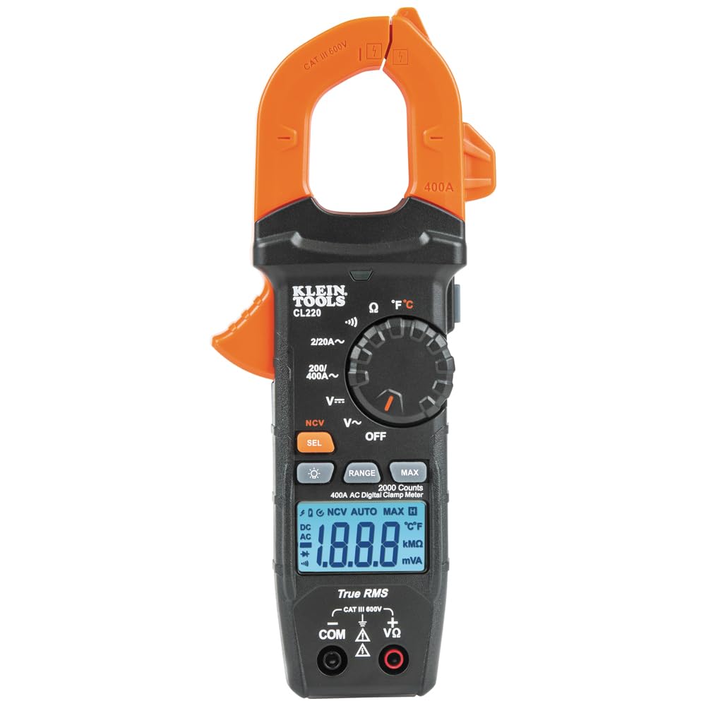 Digital Clamp Meter, Auto-Ranging 400 Amp AC Z78836