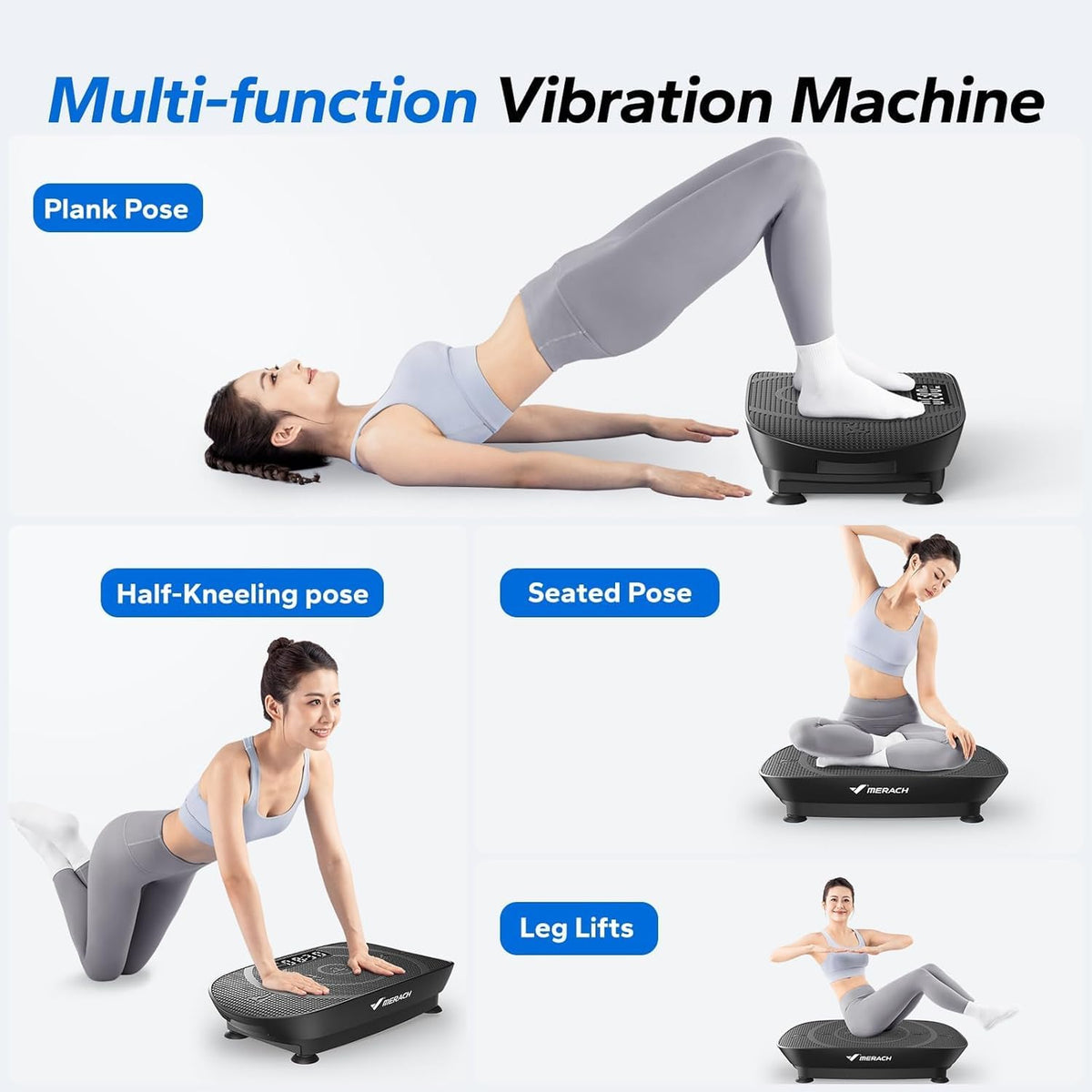 Curved Vibration Plate Exercise Machine U477
