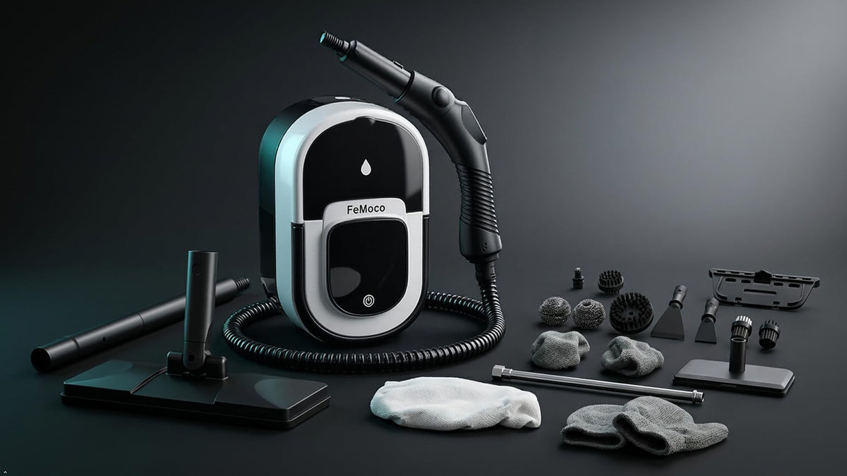 2-in-1 Steam Cleaner & Steam Mop with 1.6L Tank, 15s Heat Up, 16-Piece Kit G880570