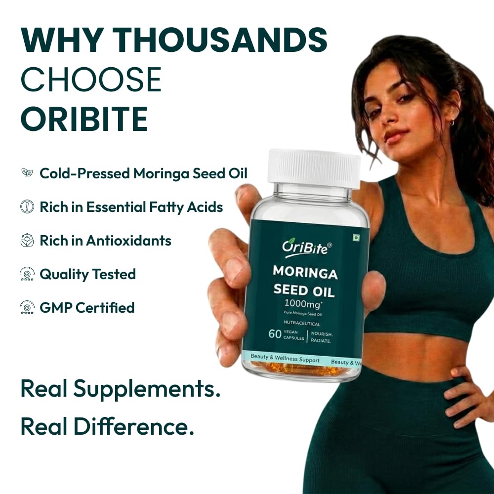 Moringa Seed Oil 1000mg 60 Capsules L124