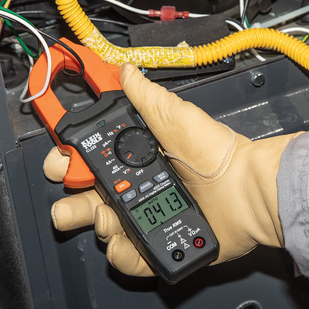 Digital Clamp Meter, Non-Contact Voltage Tester, and Infrared/Probe Thermometer K265