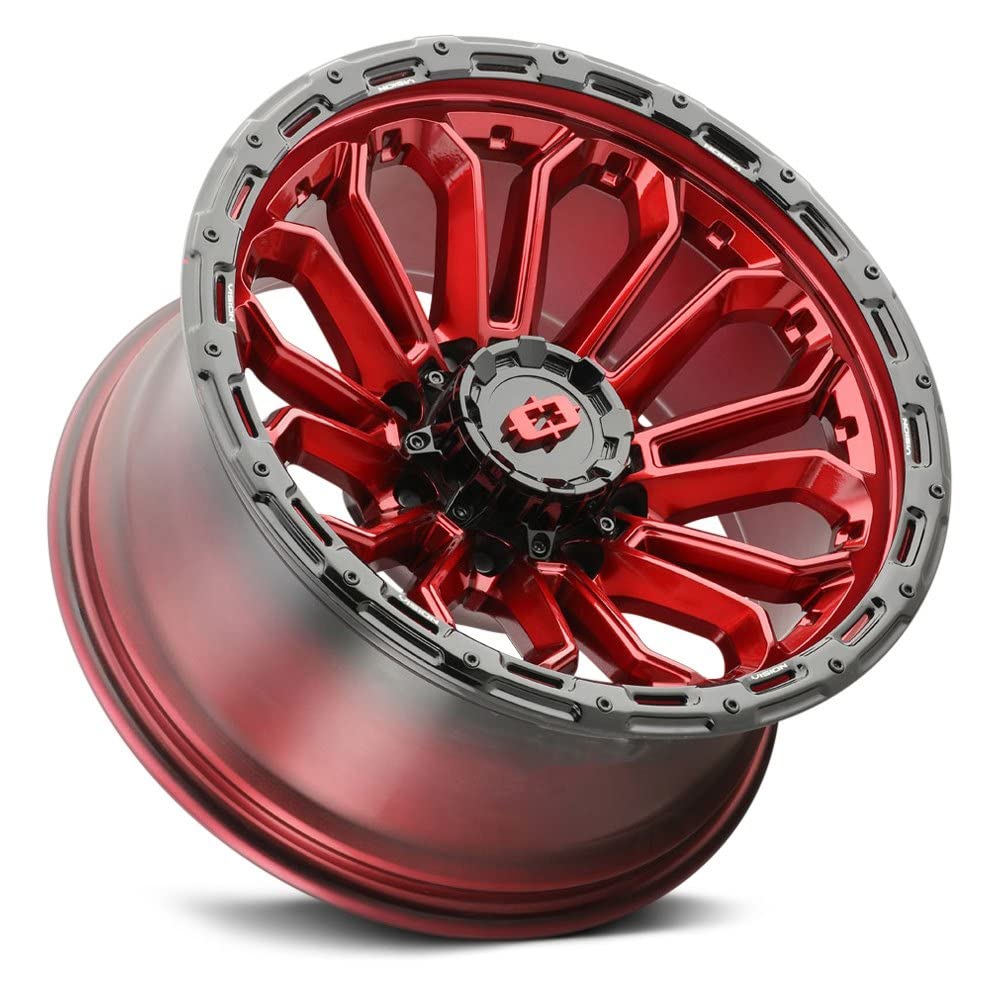 20x9 8x170 +12mm Red Wheel Rim 20" F9798