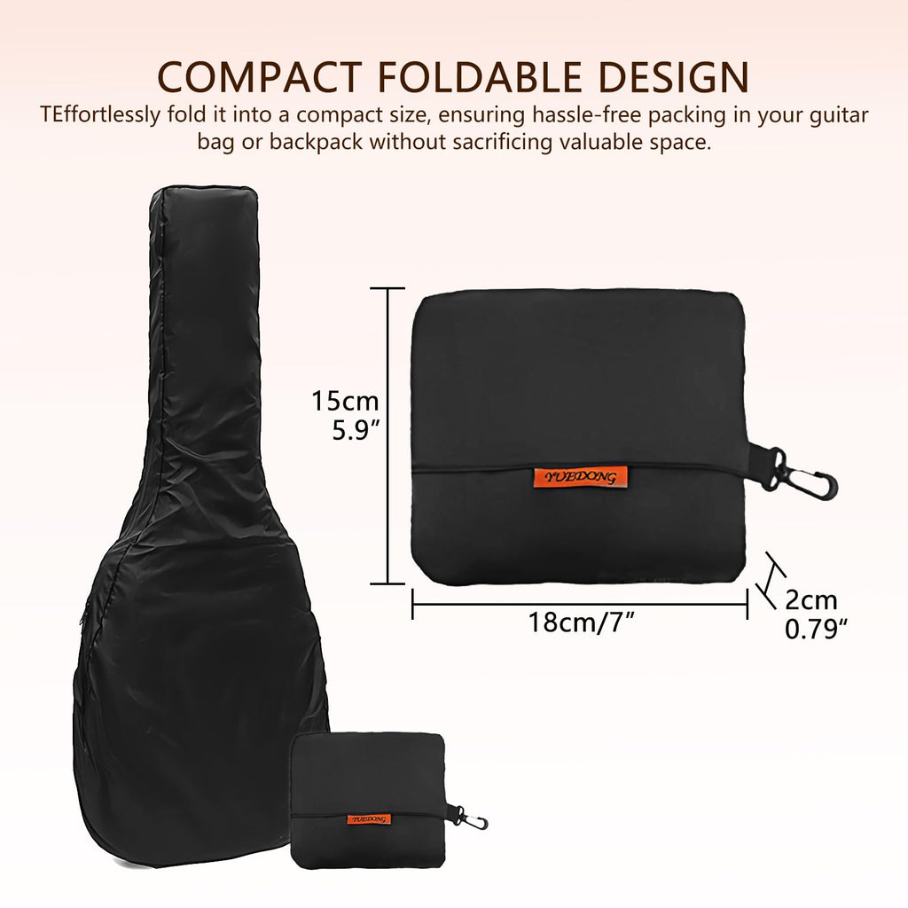 Black Waterproof Electric Guitar Bag Rain Cover E376658