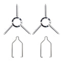 Reptile Heat Lamp Clips & Hangers Kit Stainless Steel C53149