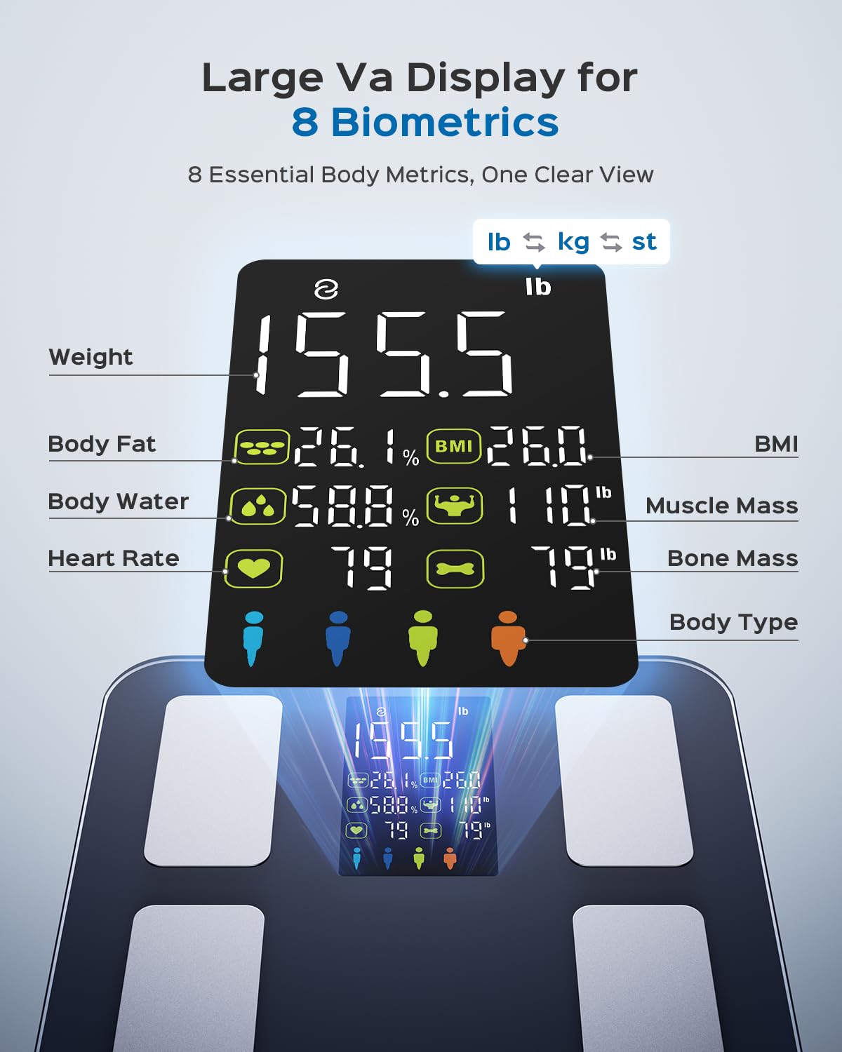 Smart Scale for Body Weight J9238