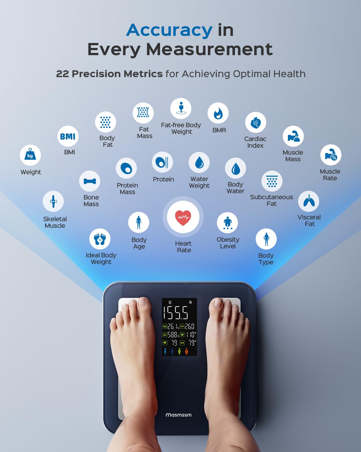 Smart Scale for Body Weight J9238