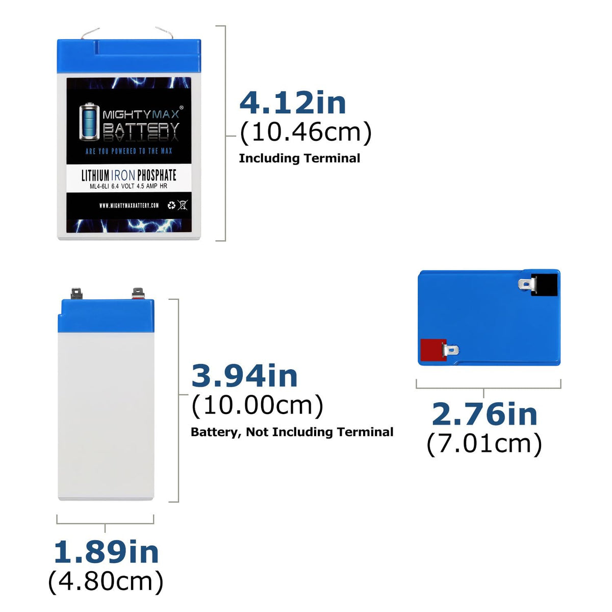 6V 4.5AH Lithium Replacement Battery O904