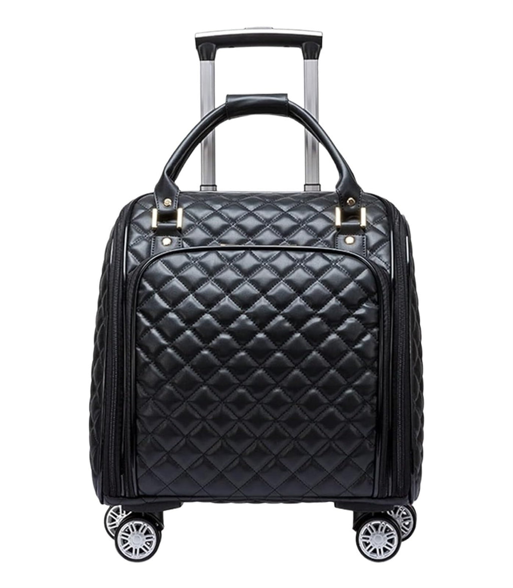Black 18inch Softside Spinner Wheel Underseat Carry On Suitcase N207649