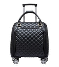 Black 18inch Softside Spinner Wheel Underseat Carry On Suitcase N207649