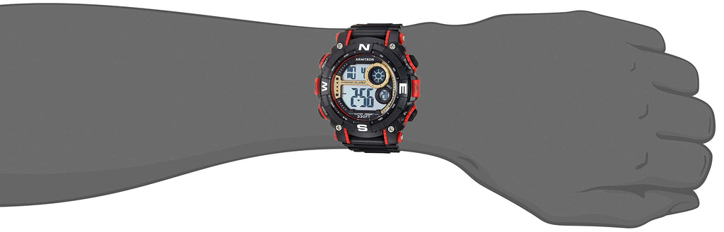 Digital Chronograph Resin Strap Watch S57152