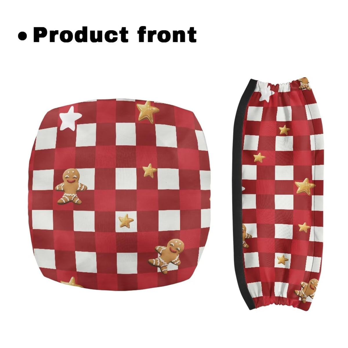 Red Lattice Rollator Walker Accessories Seat and Backrest Rollbar Covers Washable Z9327