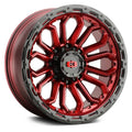 20x9 8x170 +12mm Red Wheel Rim 20" F9798