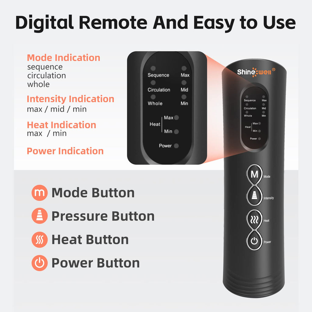 Air Compression Leg Massager with Heat I7544