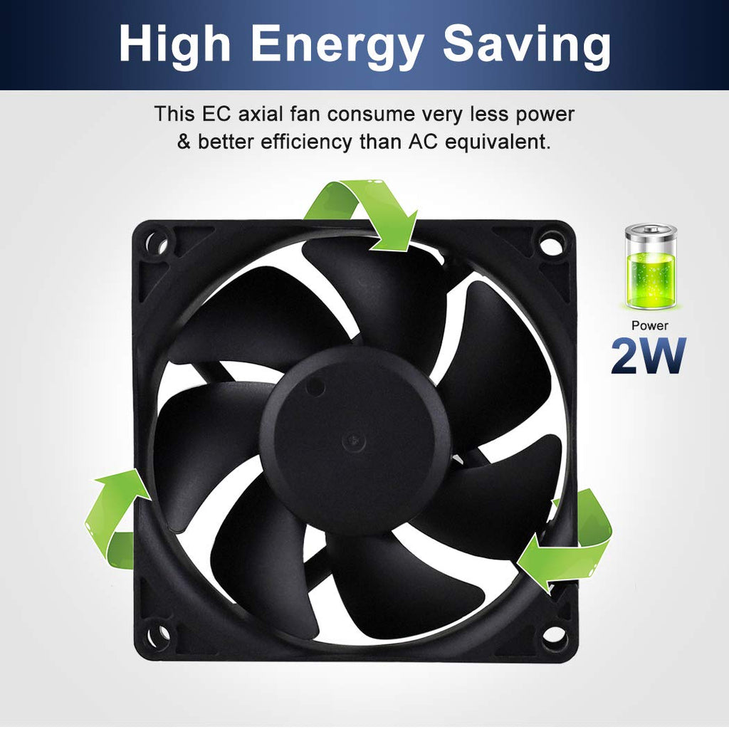 80mm EC Axial Brushless Cooling Fan X442303
