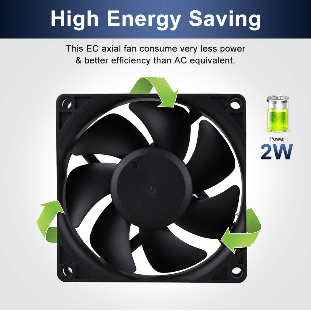 80mm EC Axial Brushless Cooling Fan X442303