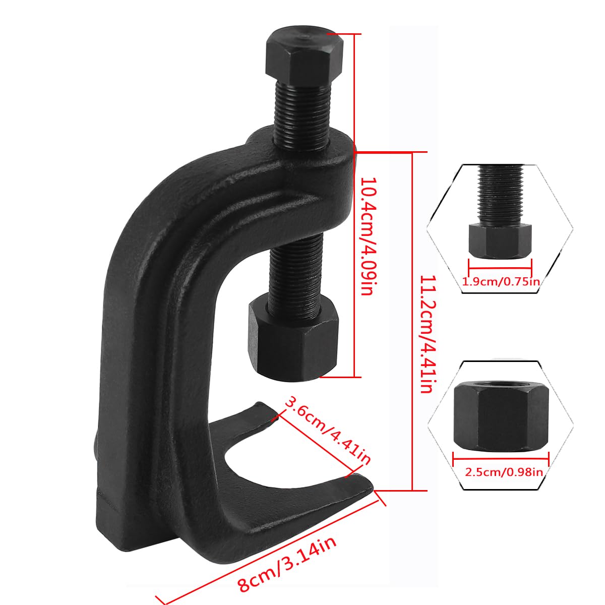 Black Adjustable Ball Joint Separator Tool E504201
