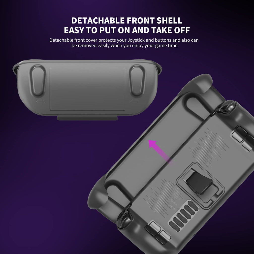 Ultra Slim TPU Protective Case with Front Cover for Steam Deck/OLED P8809