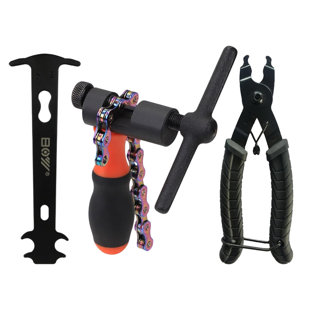 Bike Chain Breaker Tool Set Chain Checker 1-12 Speed E42642