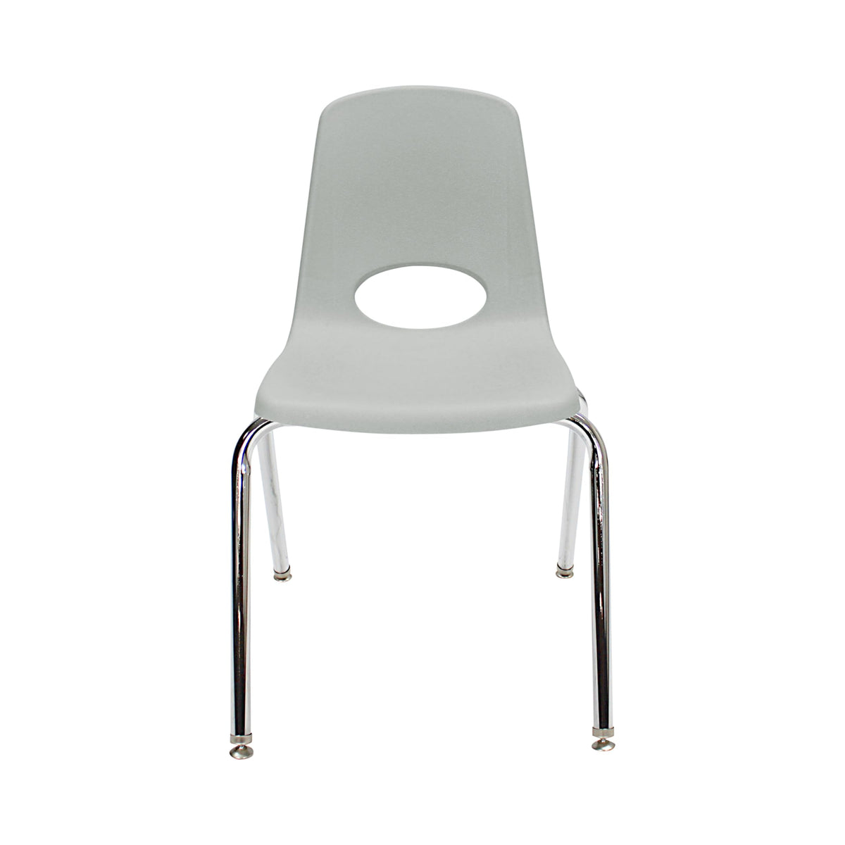 18" Light Gray School Stack Chair R417