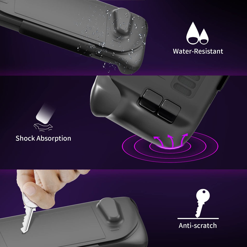 Ultra Slim TPU Protective Case with Front Cover for Steam Deck/OLED P8809