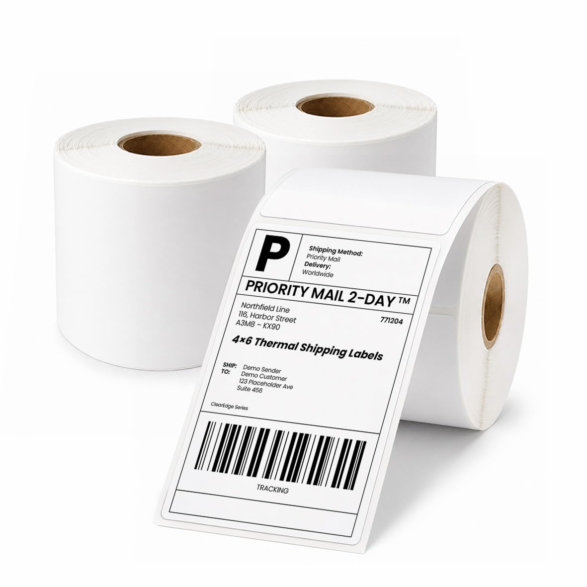 4x6 Thermal Shipping Labels Roll, 900 Labels W250717