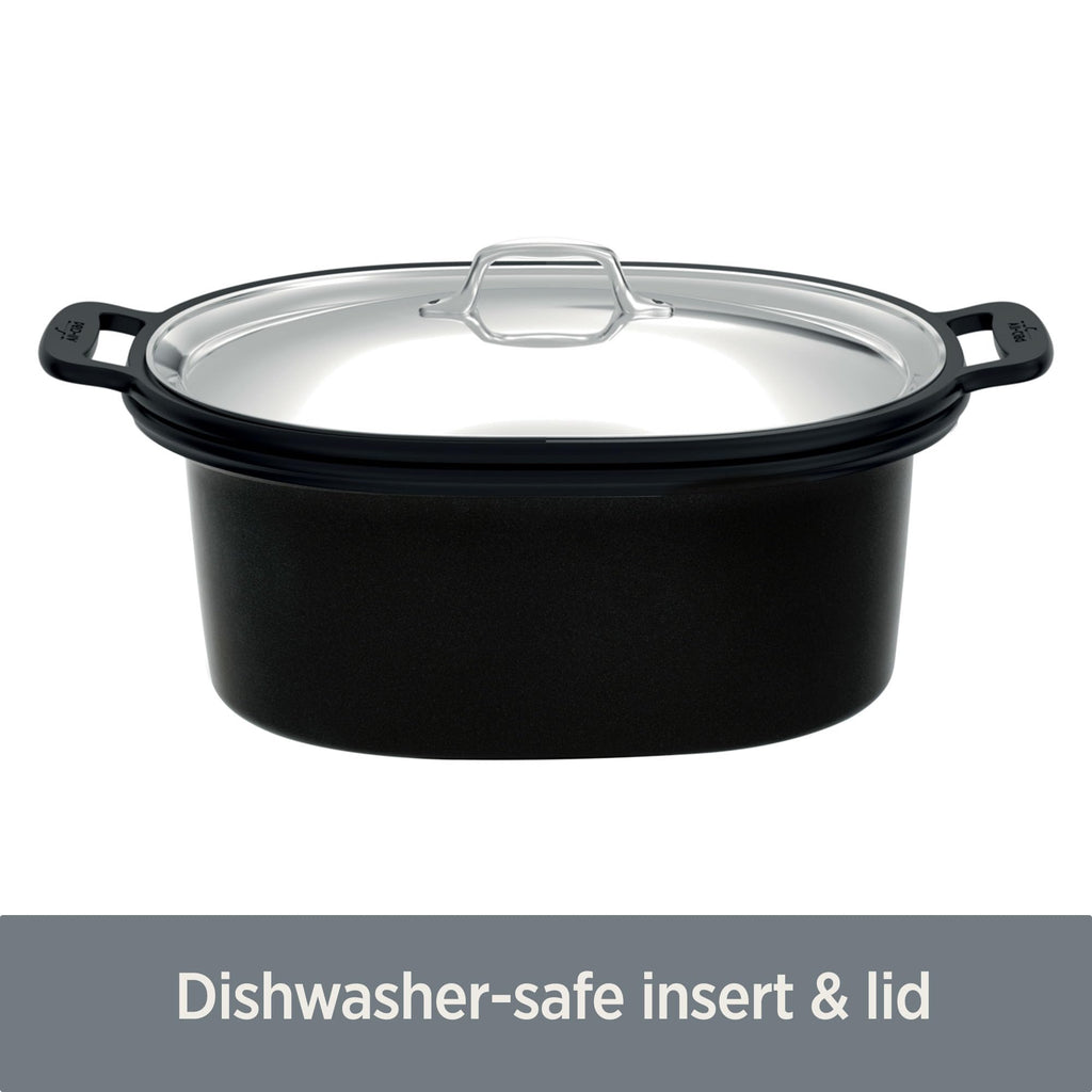 Stainless Steel Electric Slow Cooker 7-Quart T684305