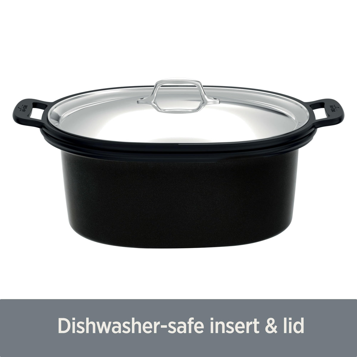 Stainless Steel Electric Slow Cooker 7-Quart T684305