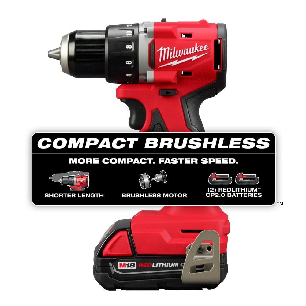M18 Compact Brushless 1/2 Inch Drill/Driver Kit K77723