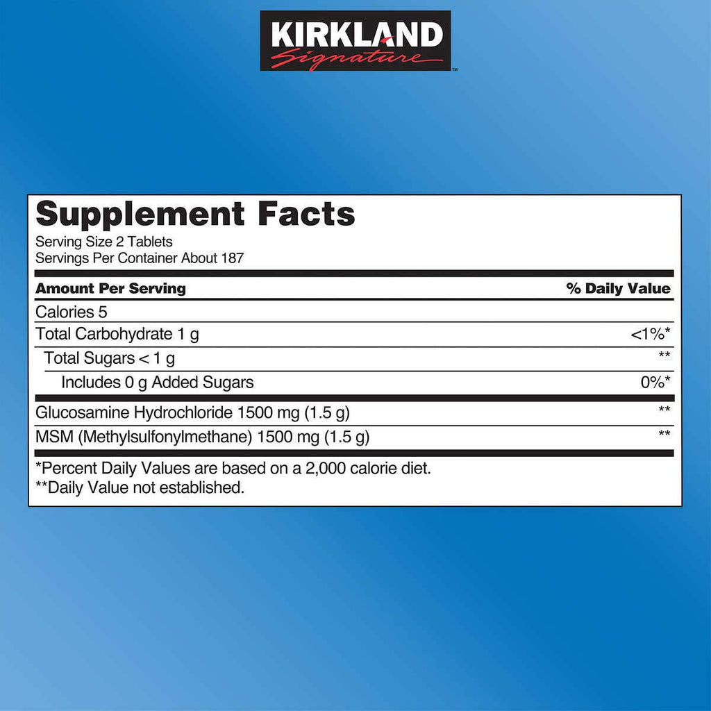 Glucosamine with MSM 375 Tablets 5 Pack R870610