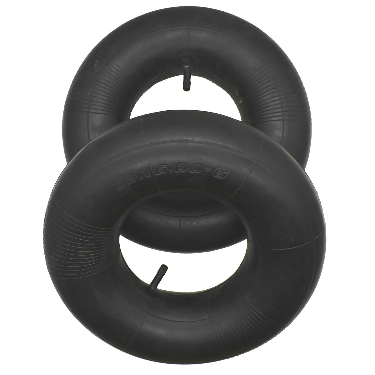 15x6.00-6 Replacement Inner Tube with TR13 Straight Valve Stem, 2-Packs G9392