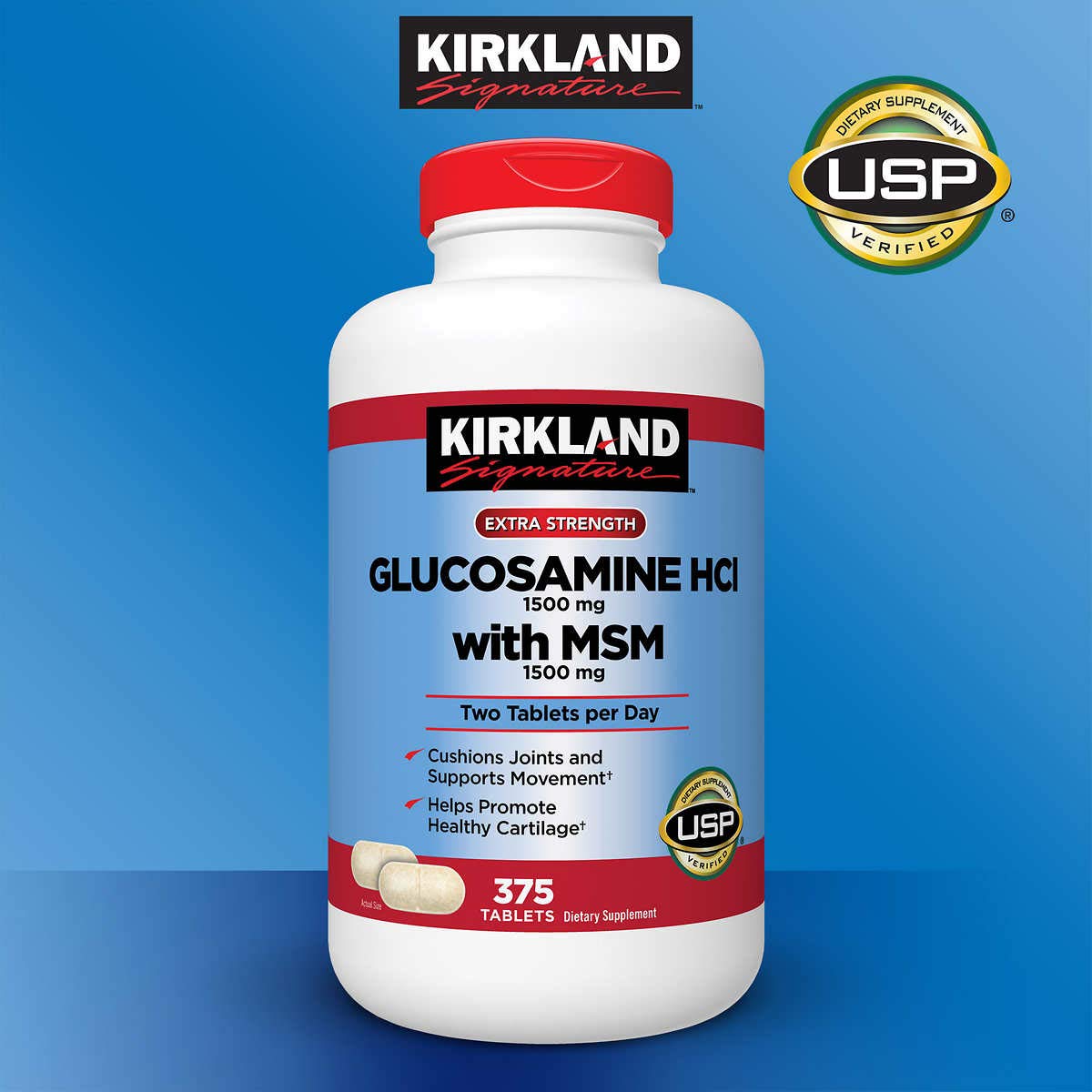 Glucosamine with MSM 375 Tablets 5 Pack R870610