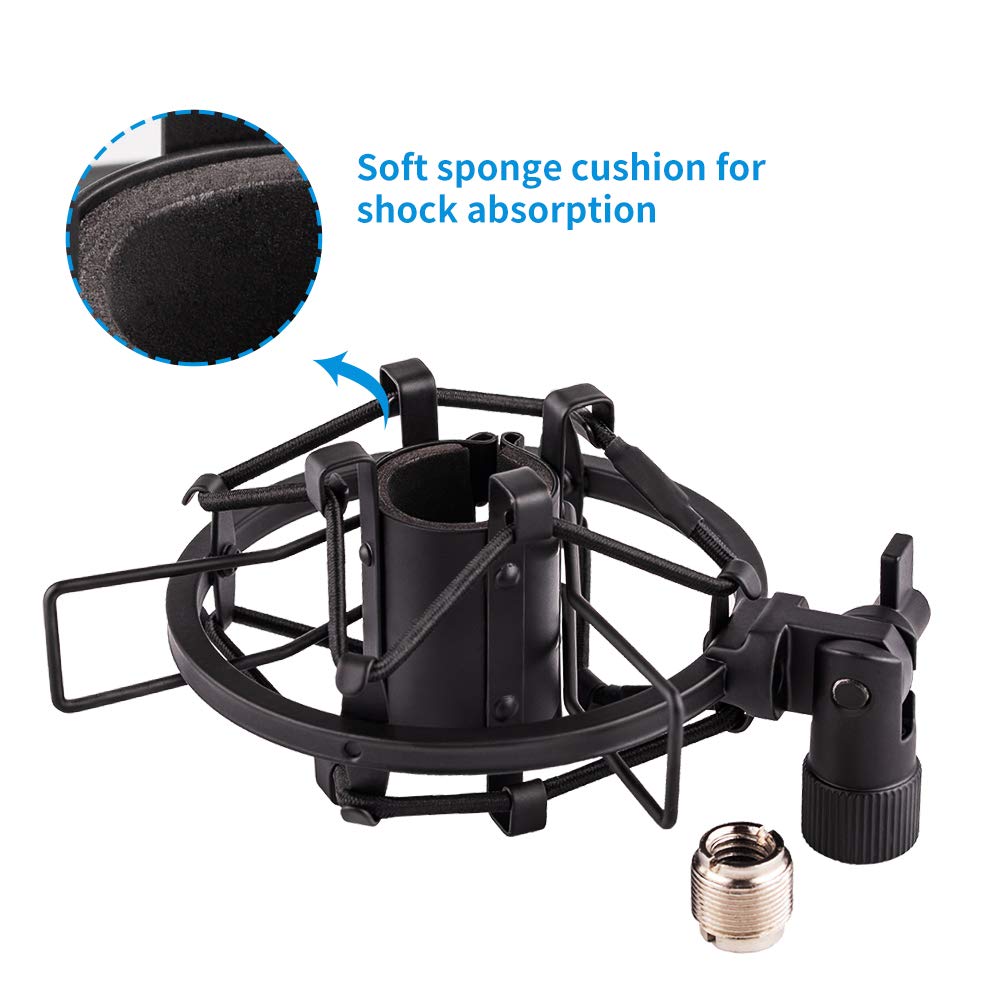 Microphone Shock Mount Holder Clip Anti-Vibration 22mm-26mm K584541