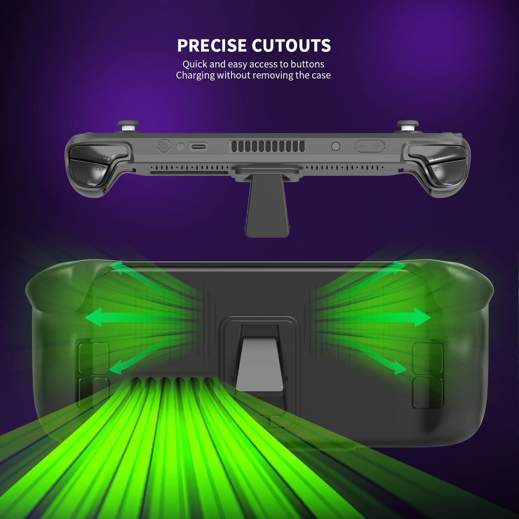 Ultra Slim TPU Protective Case with Front Cover for Steam Deck/OLED P8809