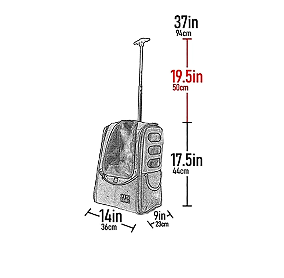 Medium Pet Roller Backpack C93280