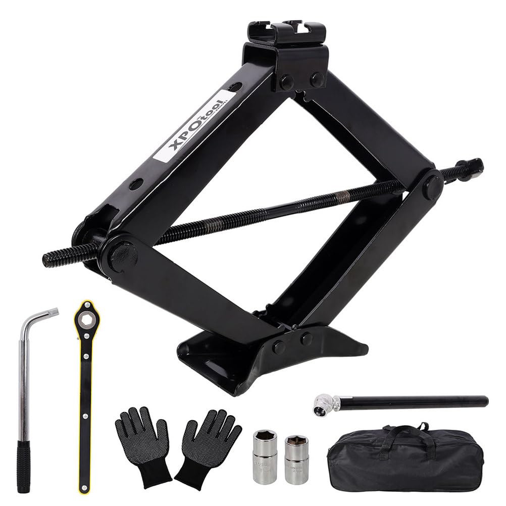 3-Ton Scissor Car Jack Kit with Lug Wrench D528146
