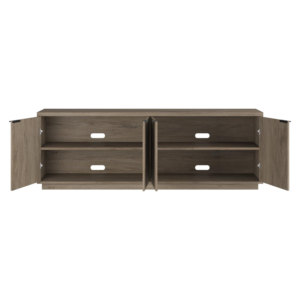 70" Weathered Gray TV Stand S2702