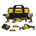 20-Volt Lithium-Ion Cordless Brushless Combo Kit 4-Tool with 2.0Ah Batteries H419