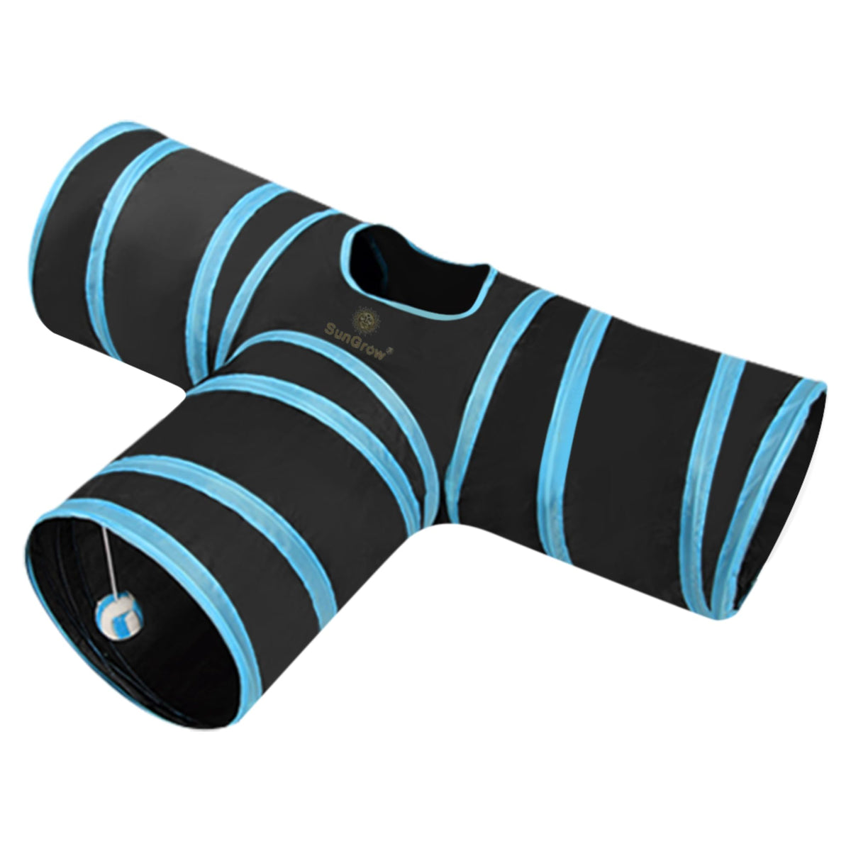 3-Way Ferret & Rabbit Tunnel with Peep Hole and Crinkle Ball U472100