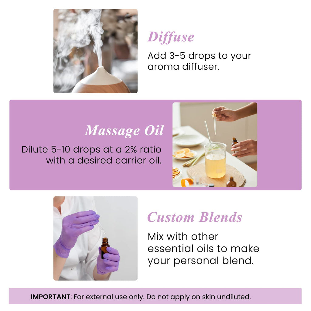 Lavender and Orange Essential Oils 2 x 4 Fl Oz I196