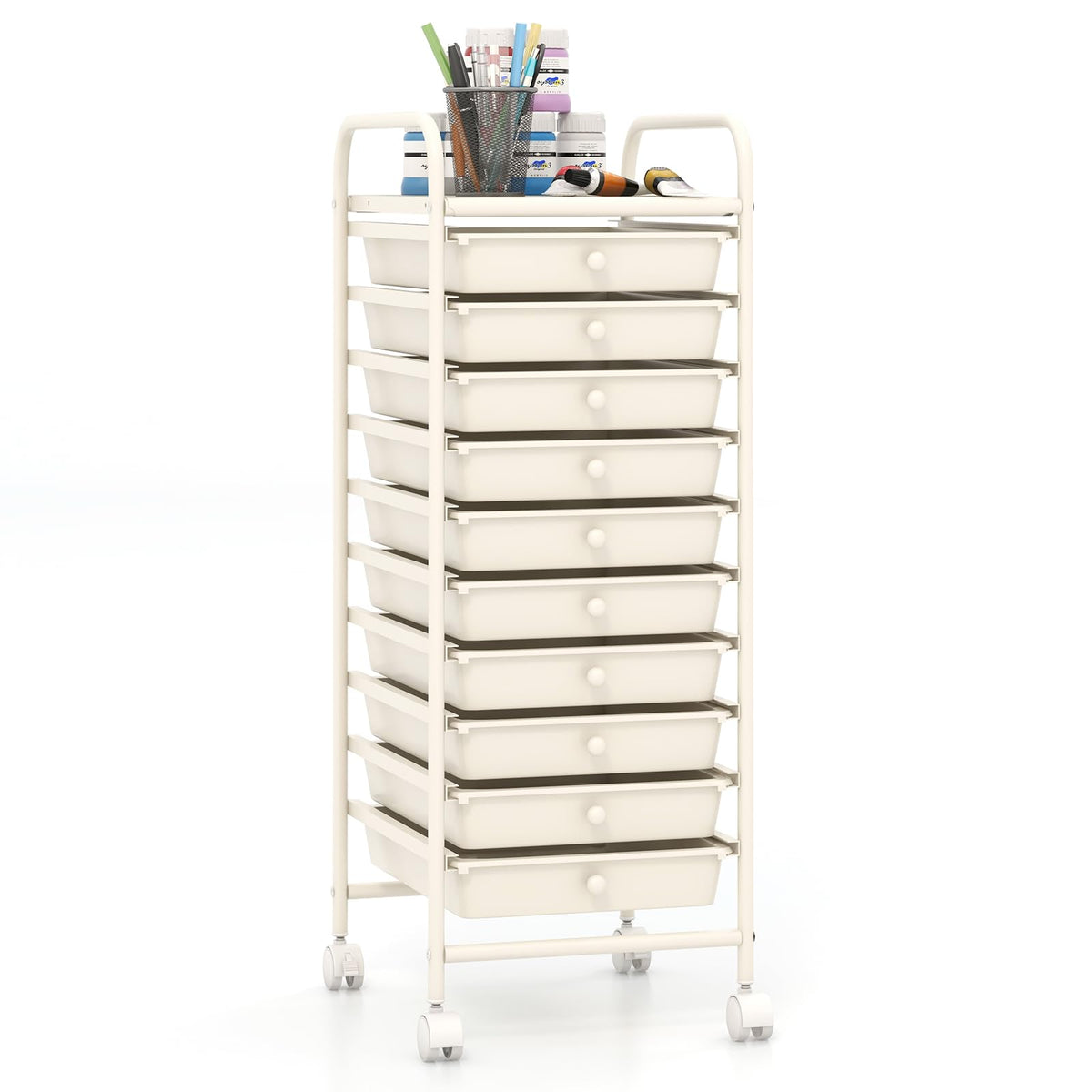 10 Drawer Storage Cart U190062