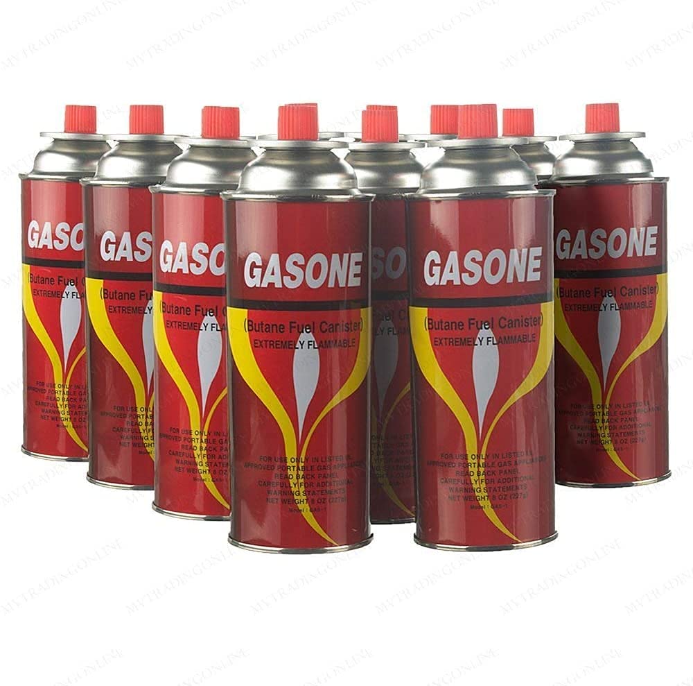 Butane Fuel Canisters Set of 8 D620