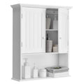 White 2 Door Bathroom Wall Cabinet W50763